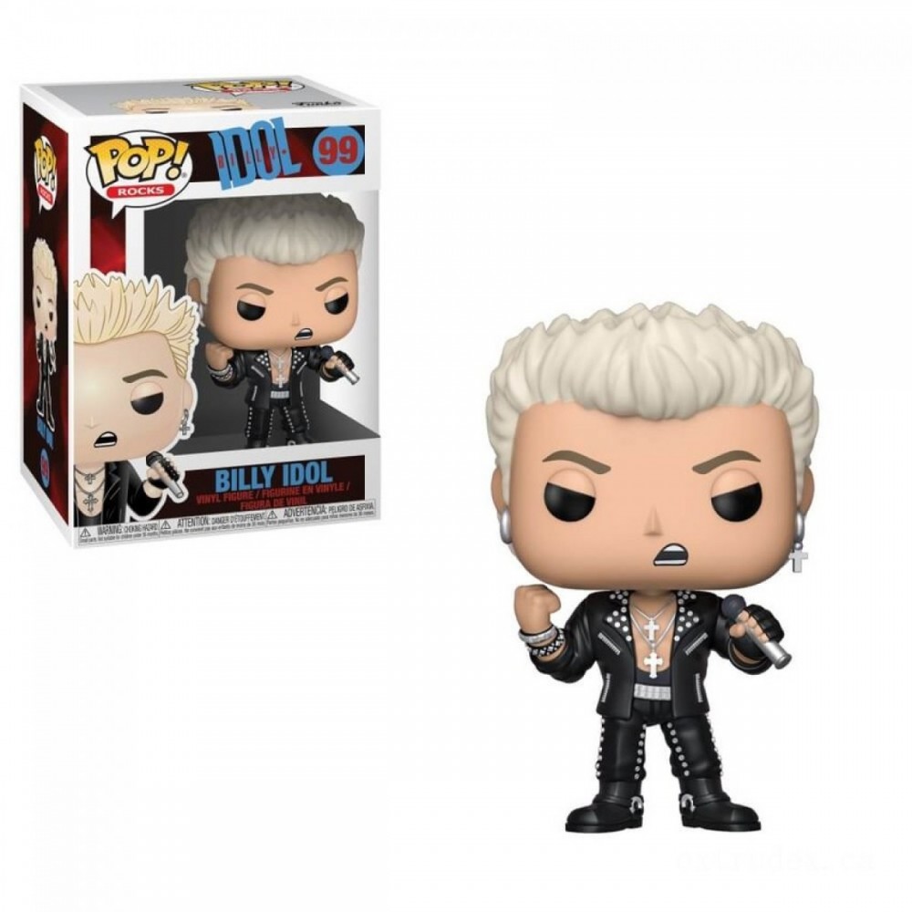 Stand out! Stones Billy Idol Funko Pop! Vinyl fabric