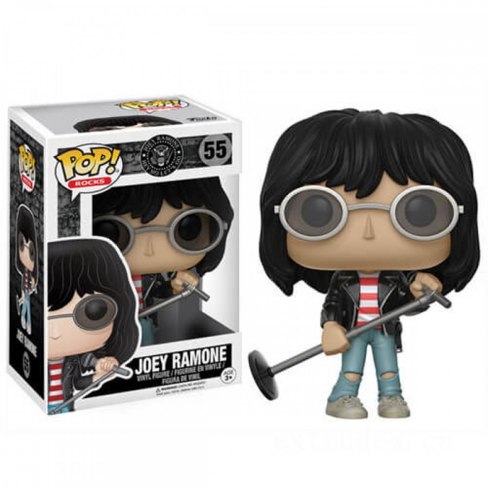 Pop! Stones Joey Ramone Funko Stand Out! Plastic