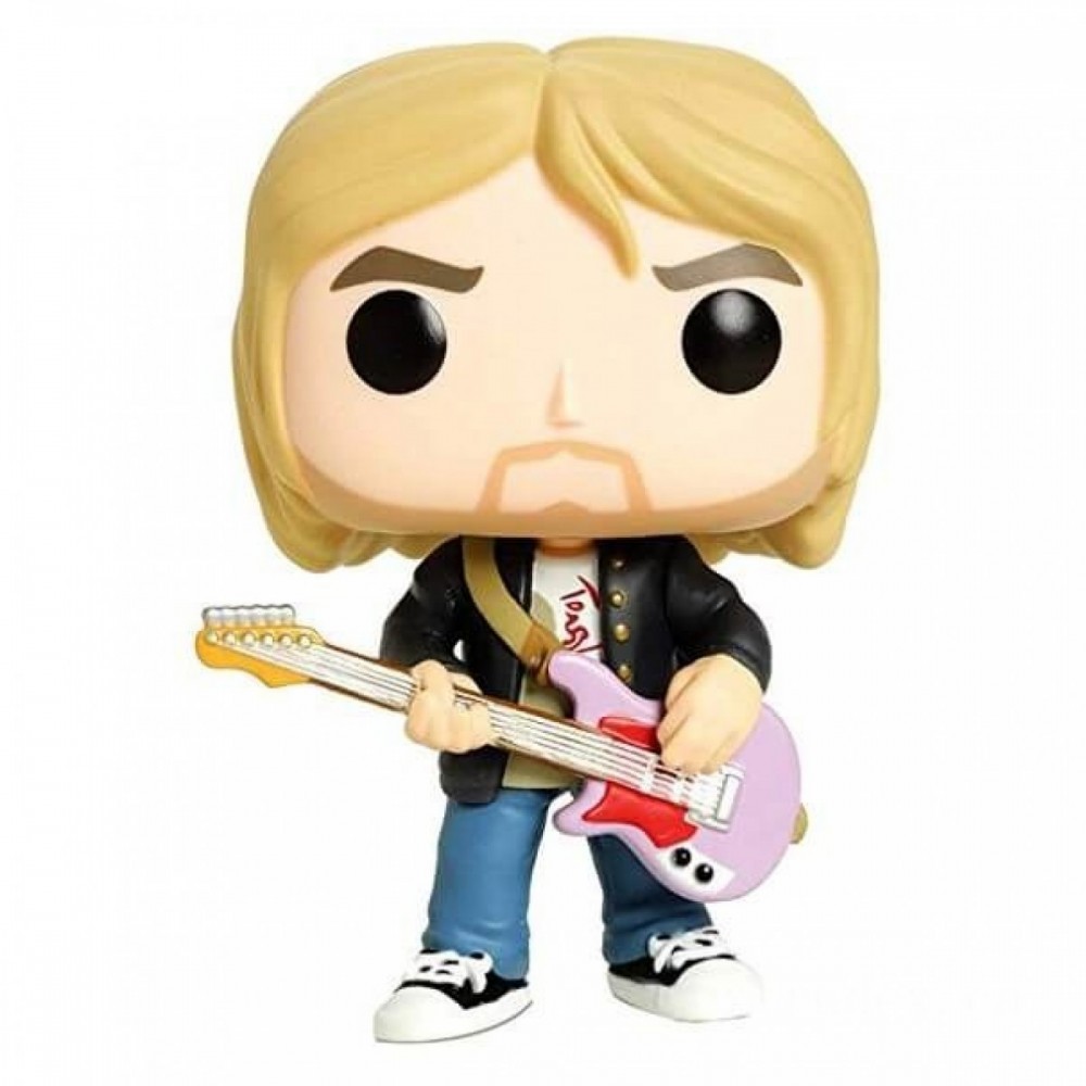 Pop! Rocks Kurt Cobain with Coat EXC Funko Pop! Plastic