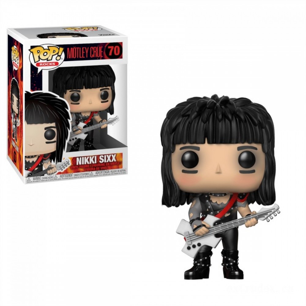 Stand out! Stones Motley Crue - Nikki Sixx Funko Stand Out! Vinyl