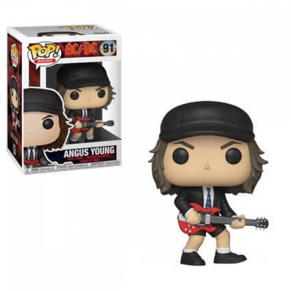 Stand out! Stones AC/DC Angus Young Funko Pop! Vinyl fabric