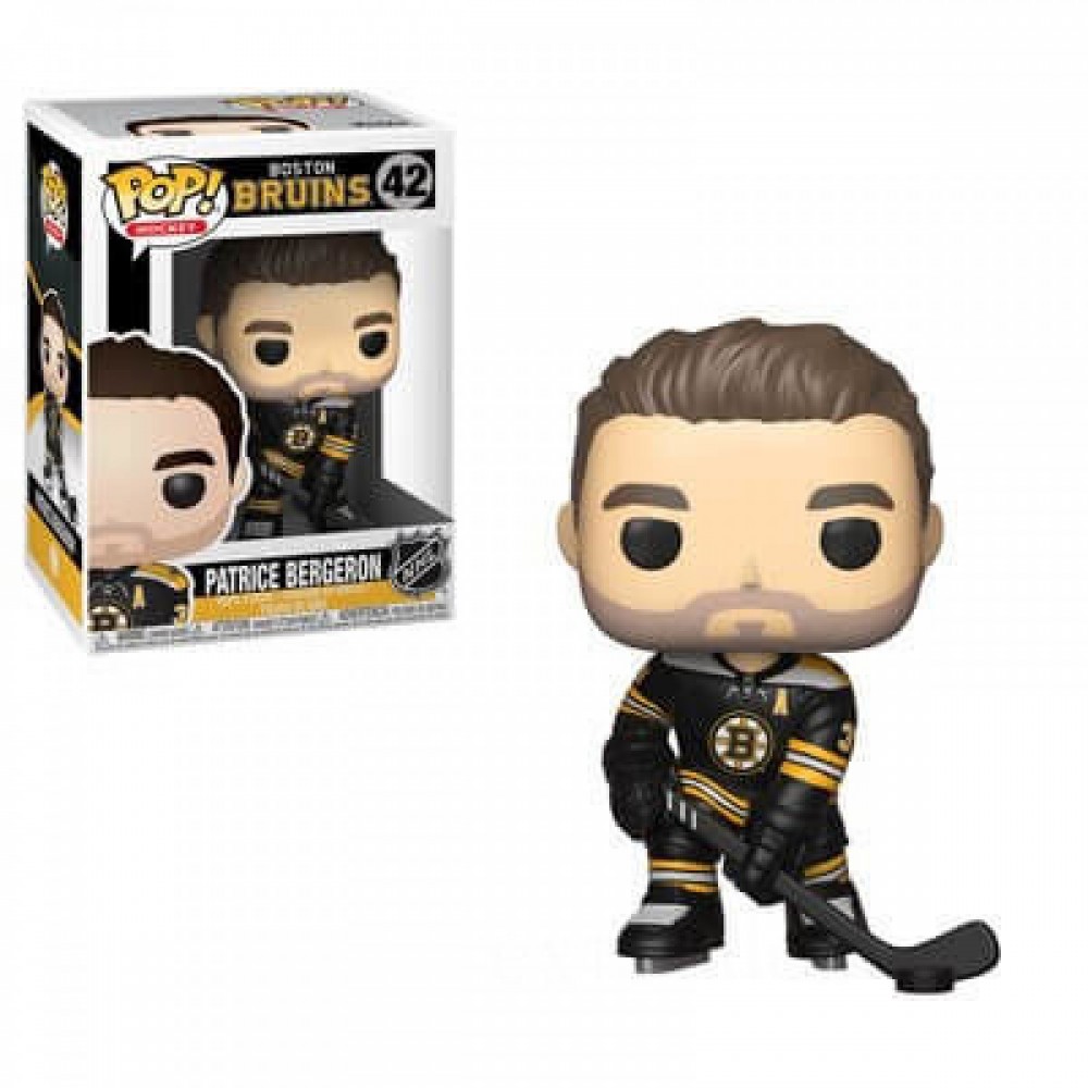 New Year's Sale - NHL Bruins - Patrice Bergeron Funko Stand Out! Vinyl - Online Outlet Extravaganza:£8