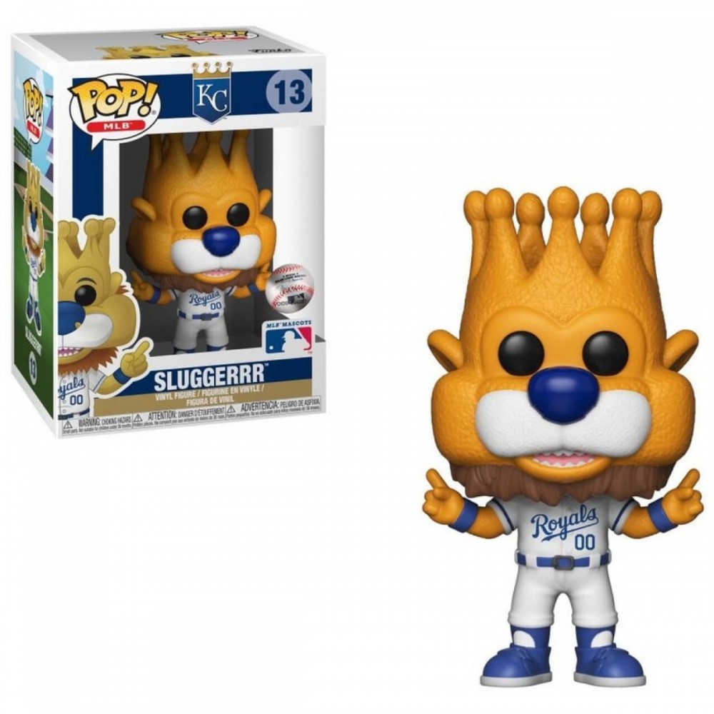 While Supplies Last - Sluggerrrr KC MLB Funko Stand Out! Vinyl - Frenzy:£8
