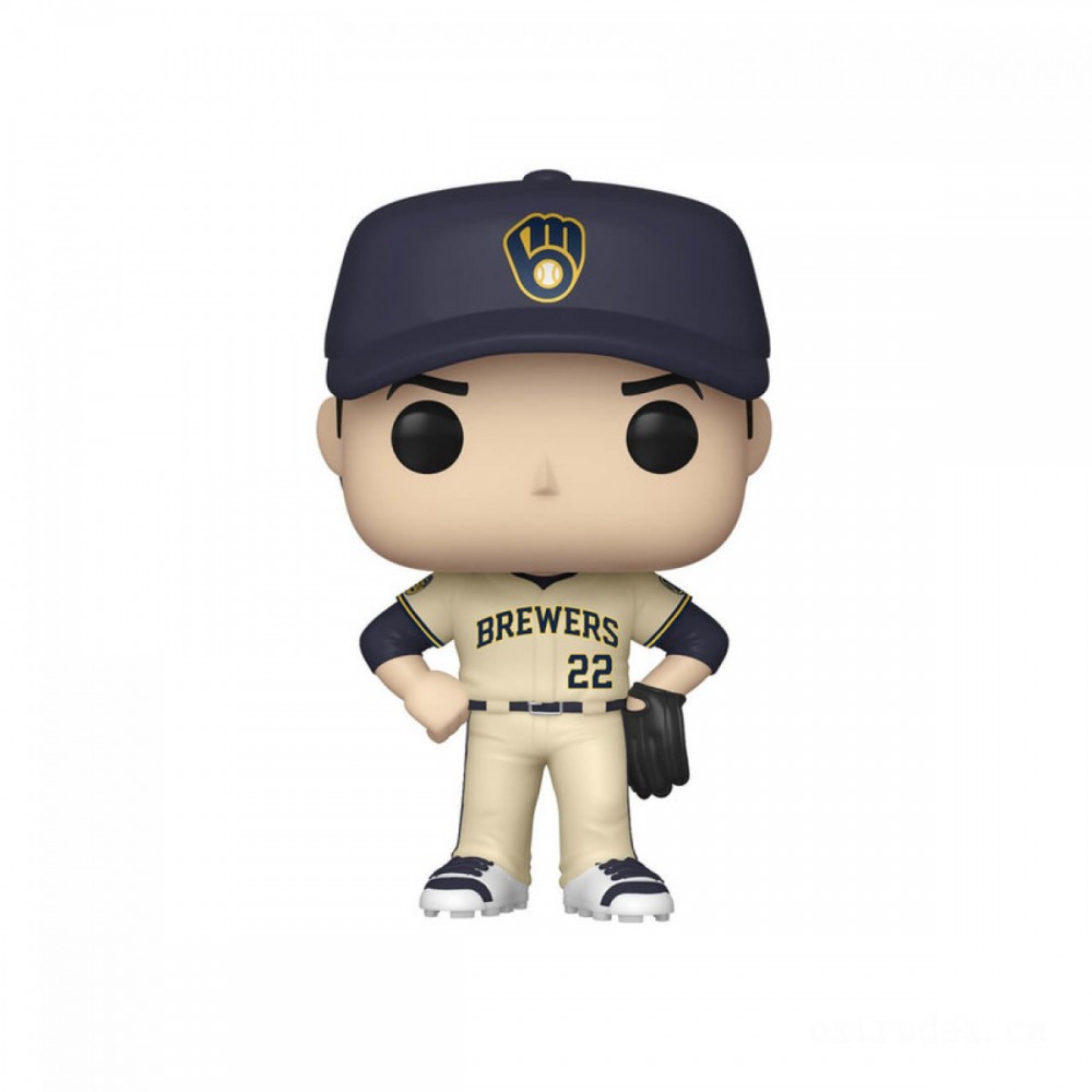MLB Brewers Christian Yelich Funko Stand Out! Plastic