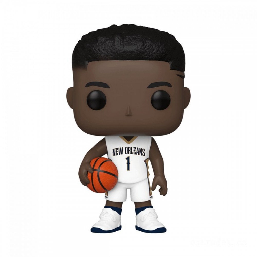 NBA Pelicans Zion Williamson Funko Stand Out! Plastic