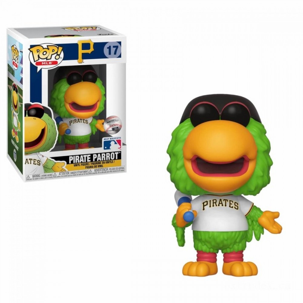 MLB Pittsburgh Buccaneer Parrot Funko Stand Out! Plastic