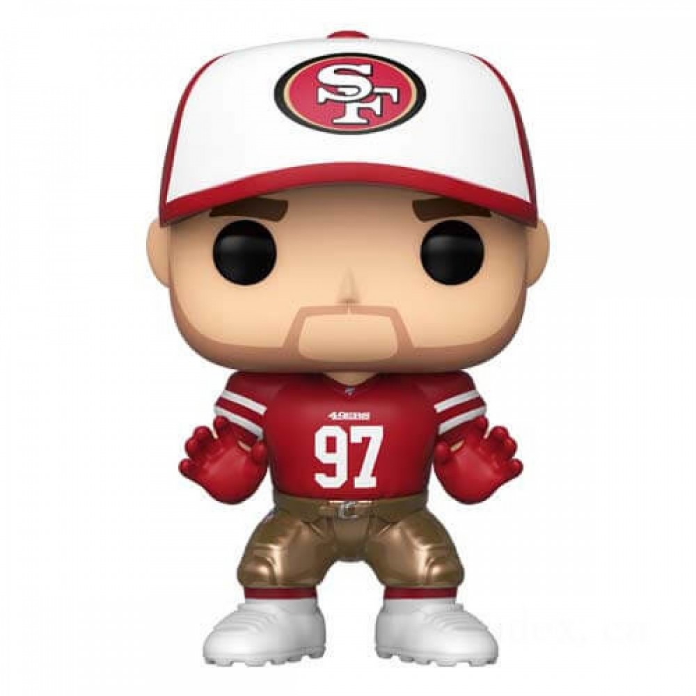 NFL 49ers Scar Bosa House Jersey Funko Stand Out! Plastic