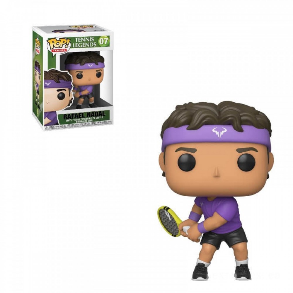 Holiday Gift Sale - Ping Pong Legends Rafael Nadal Funko Pop! Vinyl - Christmas Clearance Carnival:£7
