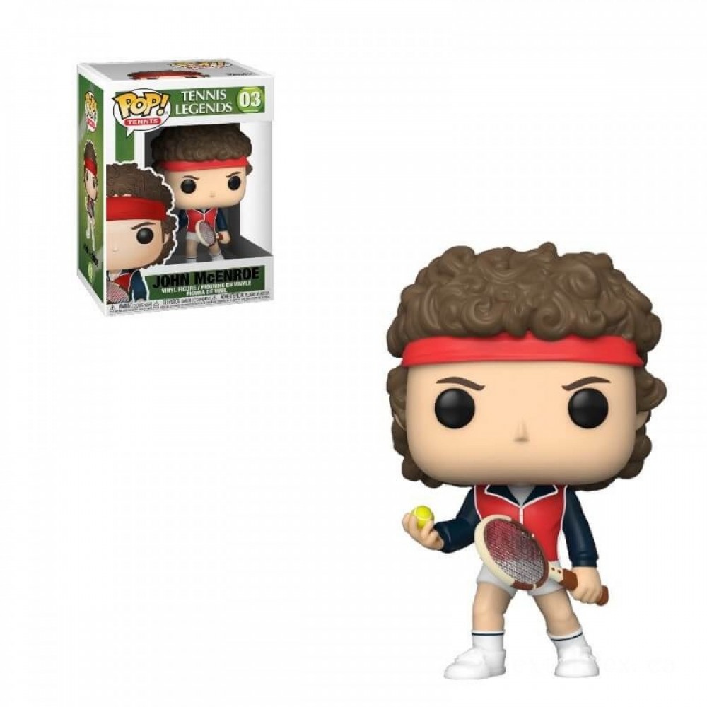 Ping Pong Legends John McEnroe Funko Stand Out! Vinyl fabric