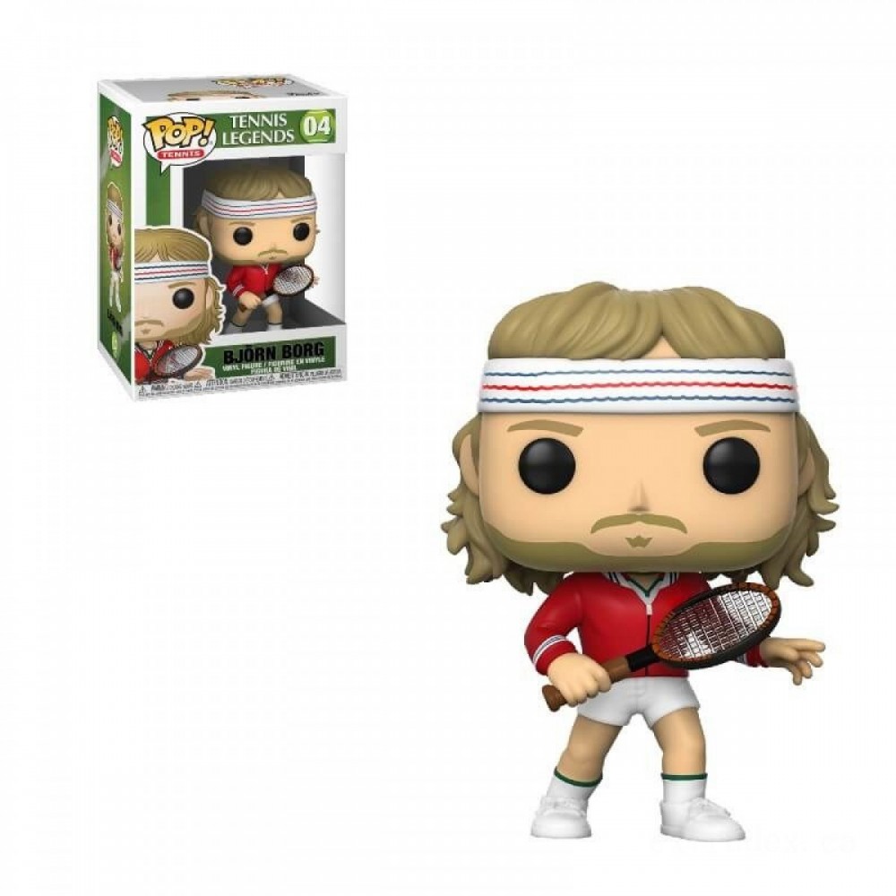 Ping Pong Legends Bjorn Borg Funko Stand Out! Plastic