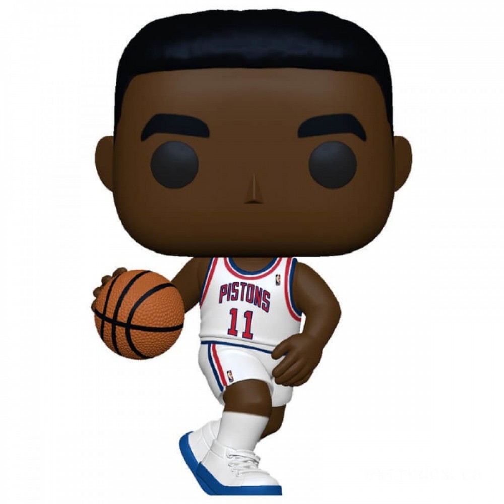 NBA Legends Isiah Thomas (Pistons Home) Stand Out! Vinyl fabric Figure