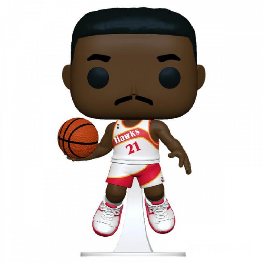 NBA Legends Dominique Wilkins (Hawks Home) Stand Out! Vinyl fabric Body