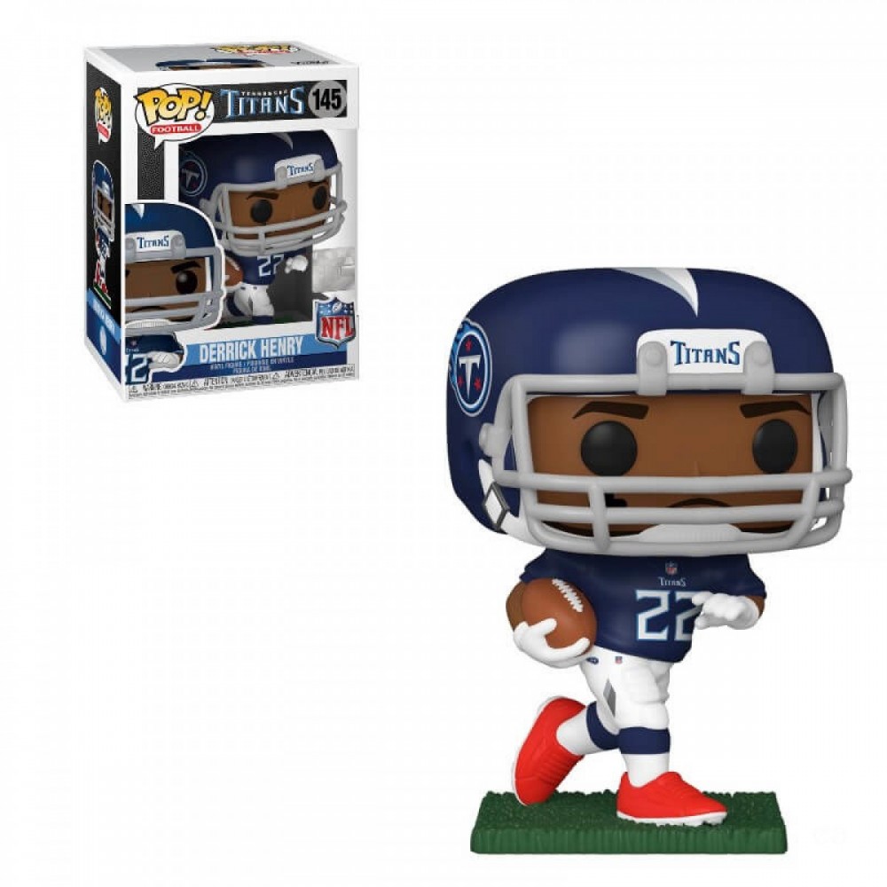 Holiday Sale - NFL Tennessee Titans Derrick Henry Funko Stand Out! Vinyl - Closeout:£7
