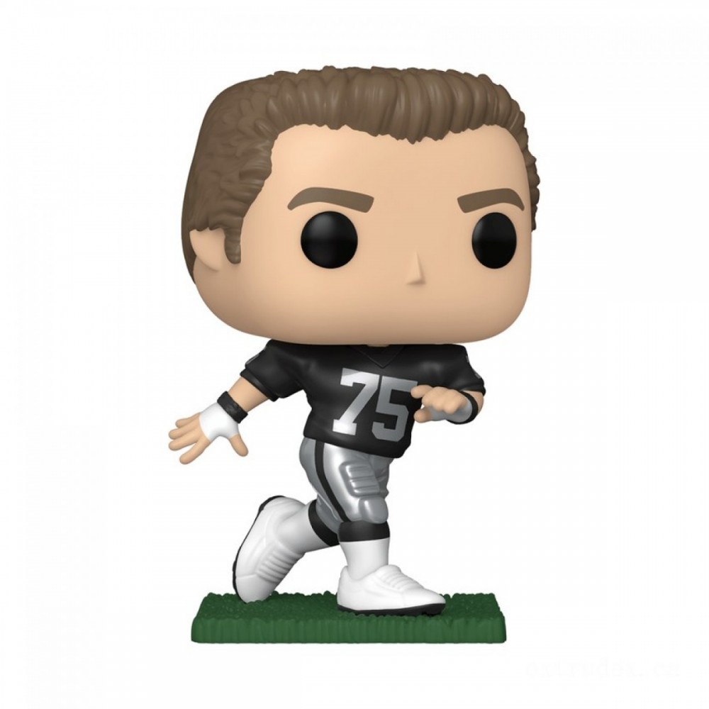 NFL Legends Howie along with Raiders Funko Stand Out! Vinyl fabric