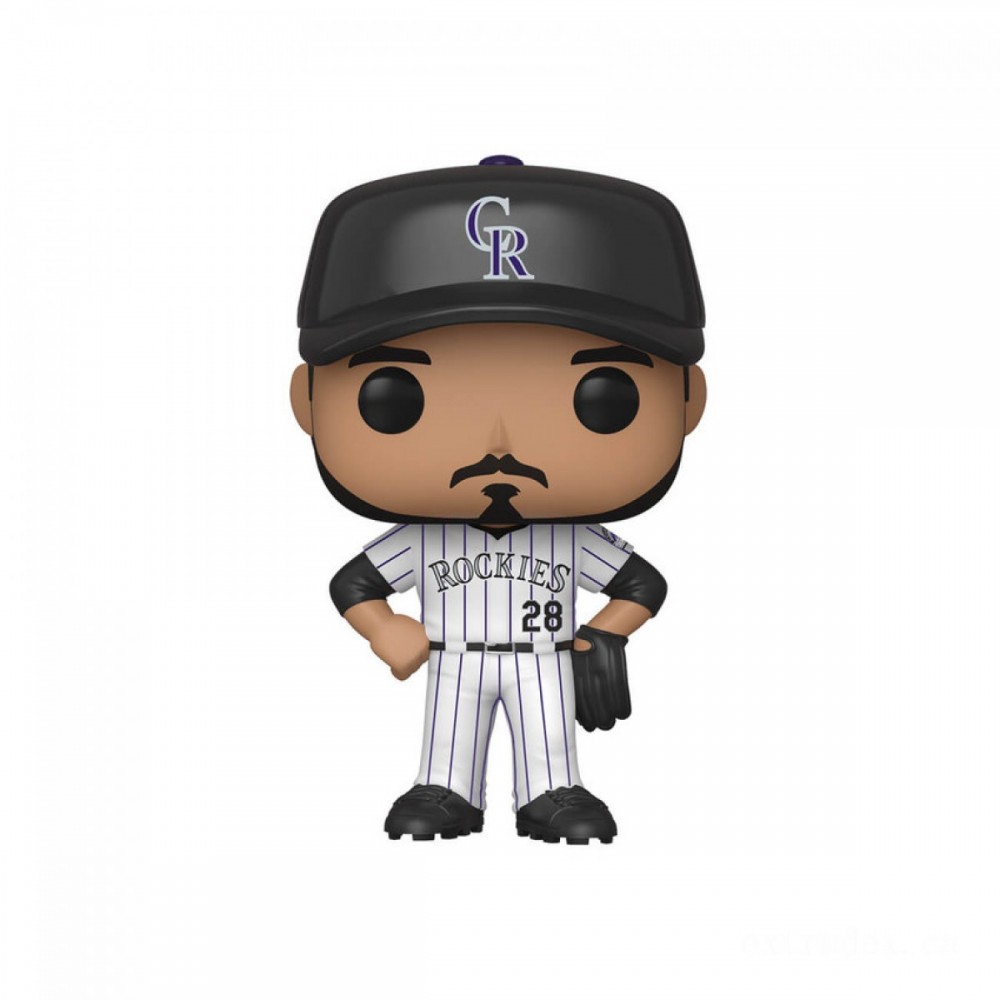 Closeout Sale - MLB Rockies Nolan Arenado Funko Stand Out! Vinyl - Internet Inventory Blowout:£7