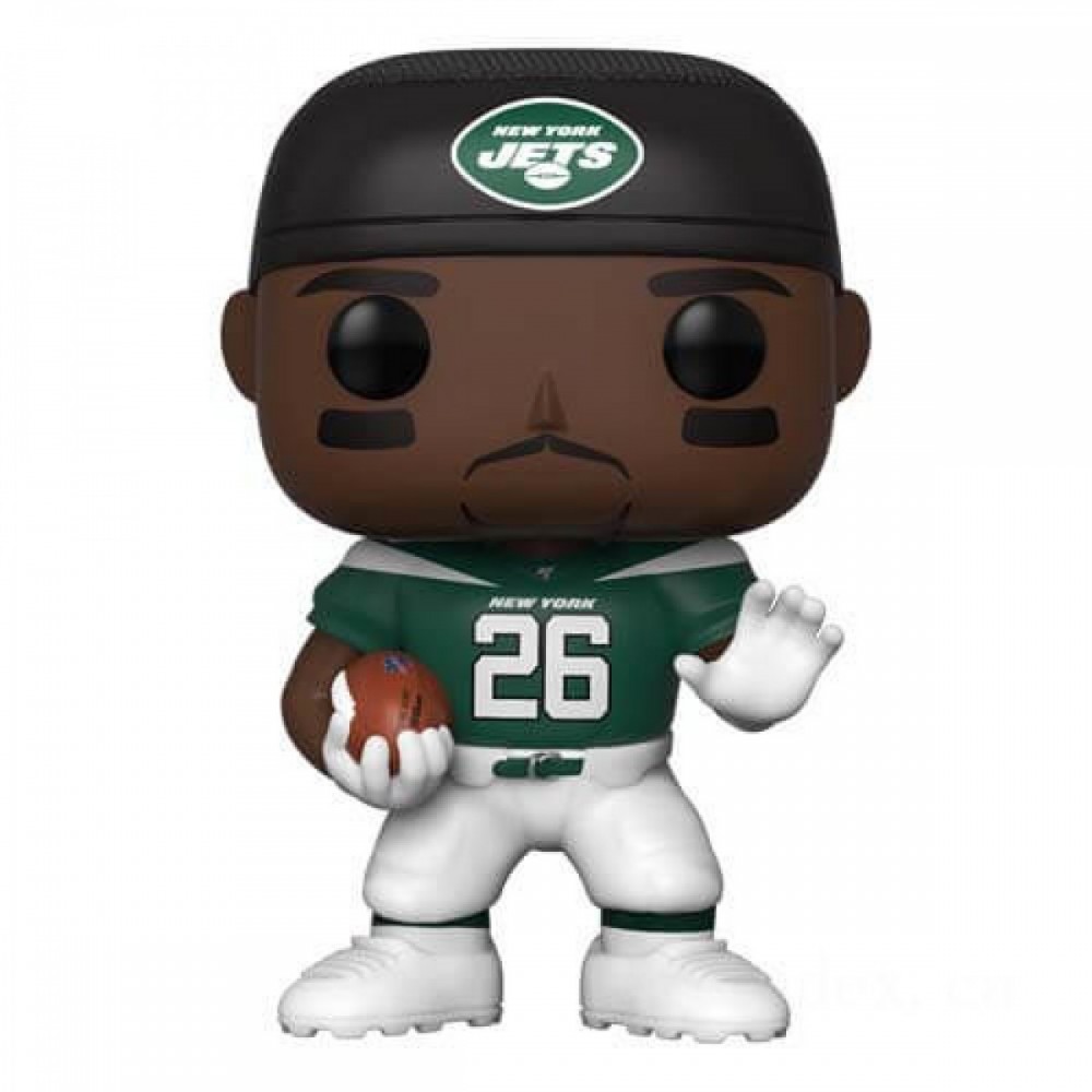 NFL Jets Le'Veon Alarm Funko Stand Out! Vinyl