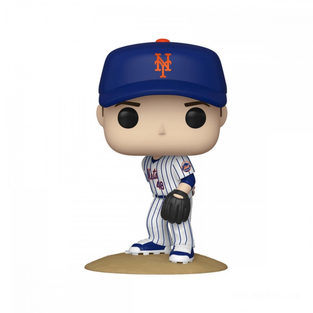 MLB Mets Jacob deGrom Funko Stand out! Plastic