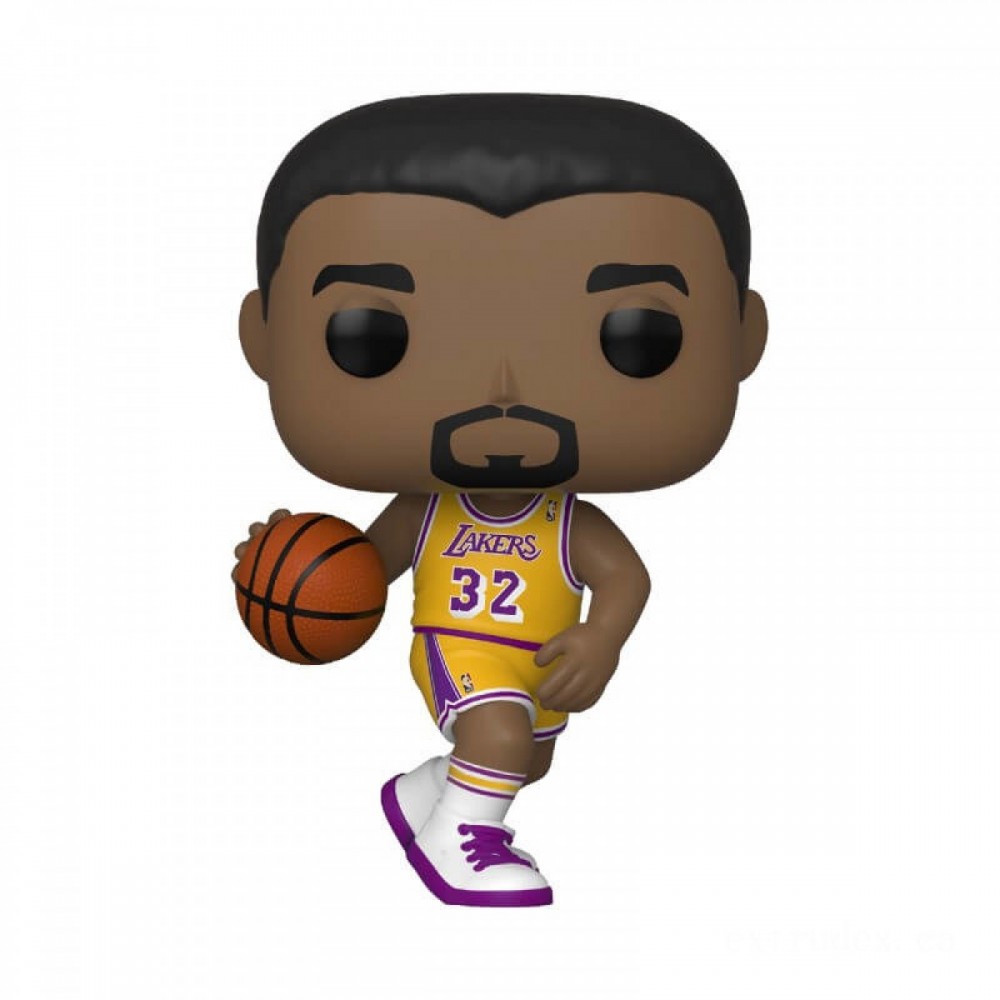 NBA Legends Miracle Johnson Lakers House Shirt Funko Stand Out! Plastic