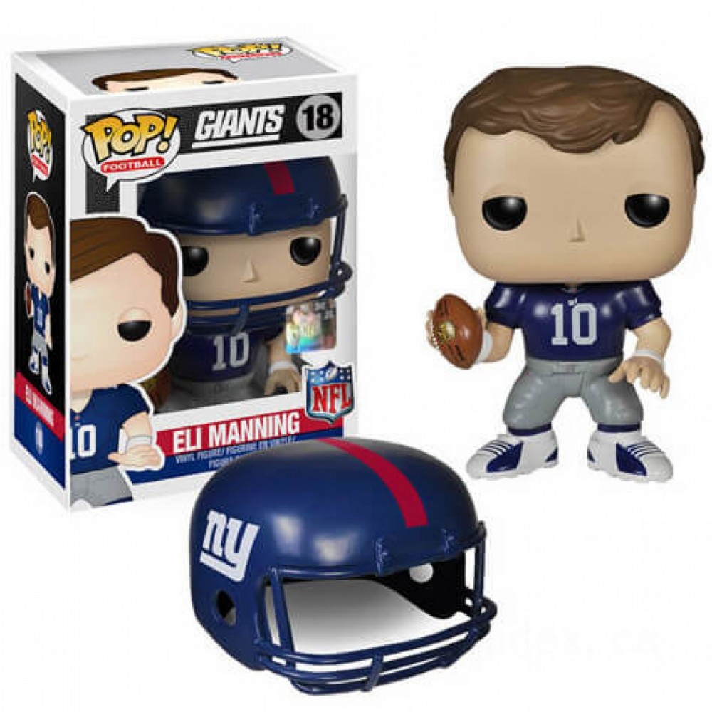 NFL Eli Manning Wave 1 Funko Stand Out! Plastic