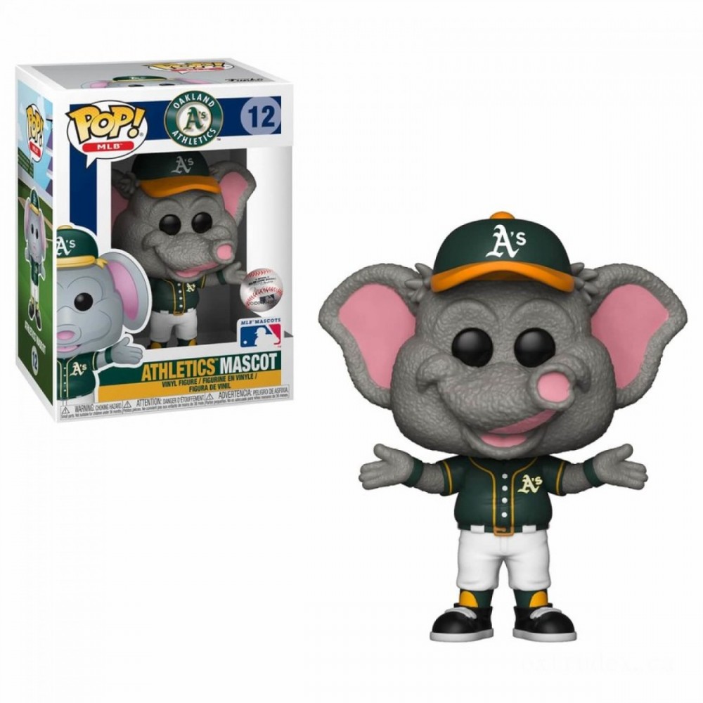 MLB A's Stomper Funko Stand out! Plastic