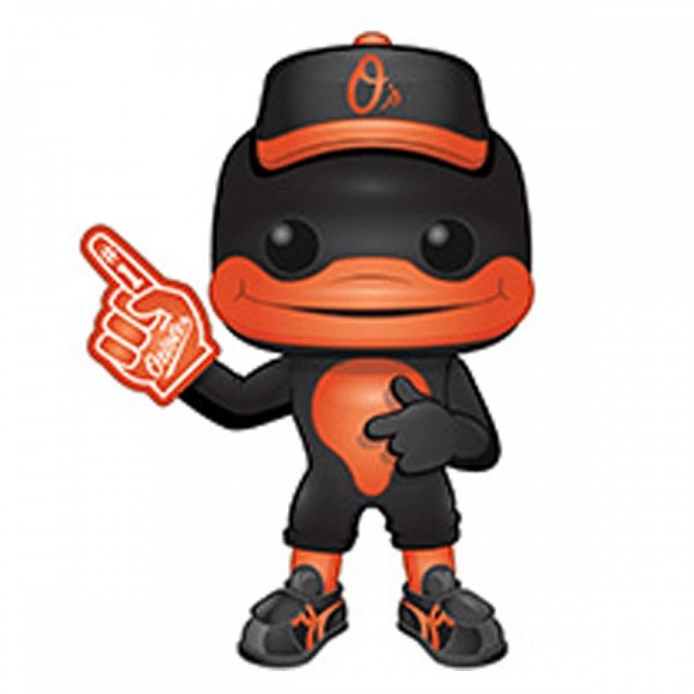 MLB Baltimore The Oriole Bird Funko Stand Out! Plastic