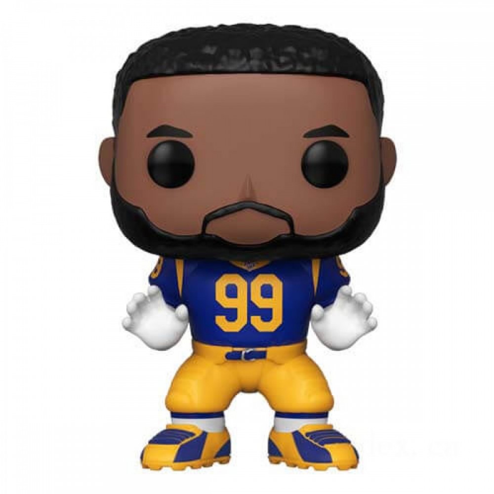 Black Friday Weekend Sale - NFL Rams Aaron Donald Funko Stand Out! Vinyl - Boxing Day Blowout:£8