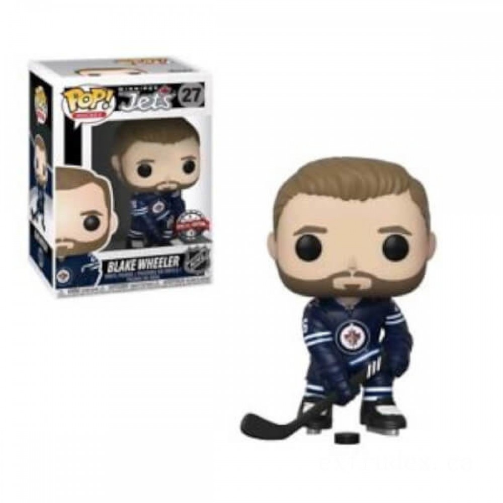 NHL Jets Blake Wheeler EXC Funko Stand Out! Plastic
