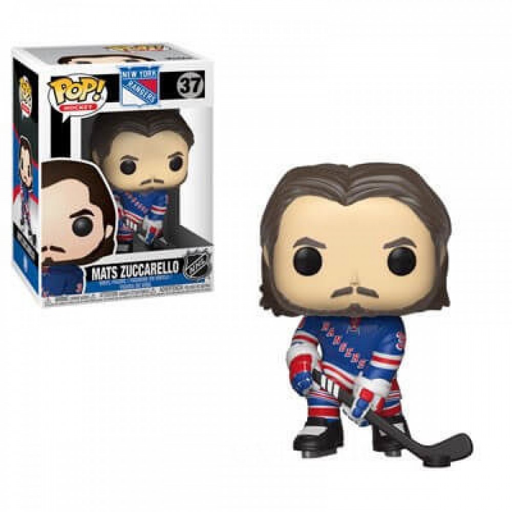 July 4th Sale - NHL Rangers - Mats Zuccarello Funko Stand Out! Plastic - Curbside Pickup Crazy Deal-O-Rama:£7