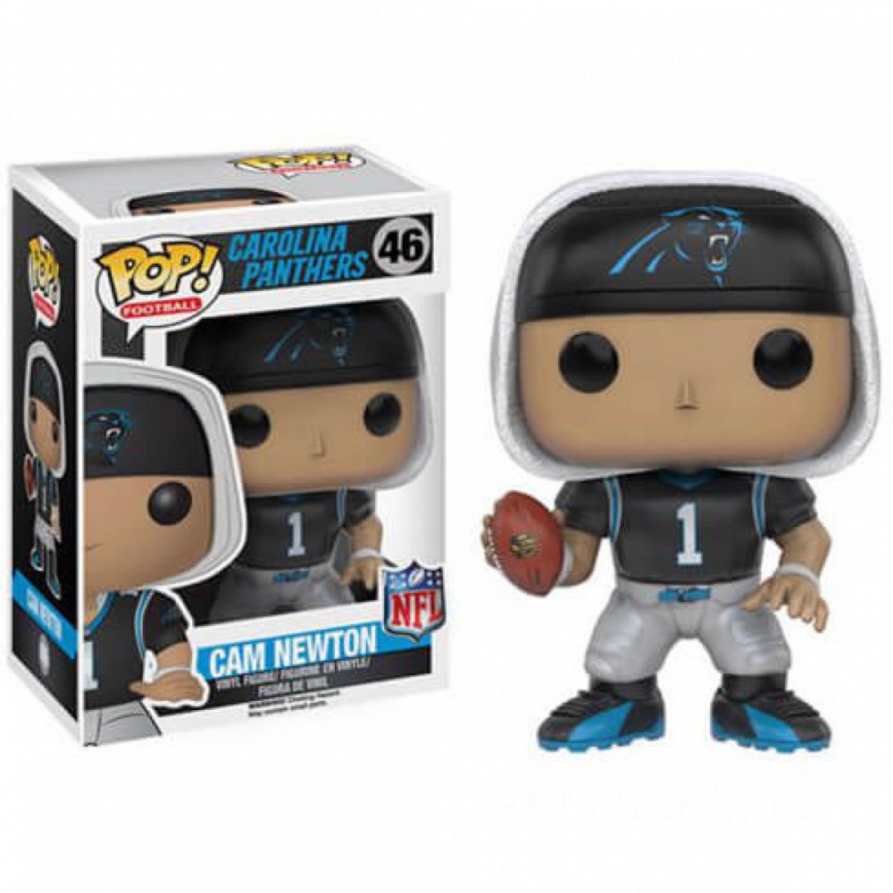 NFL Camera Newton Surge 3 Funko Stand Out! Plastic