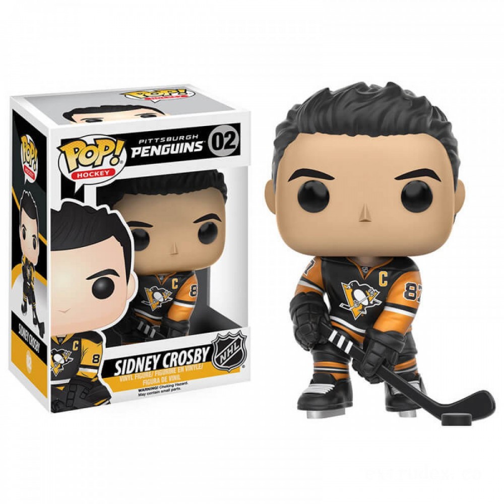 Lowest Price Guaranteed - NHL Sidney Crosby Funko Stand Out! Plastic - Weekend:£8