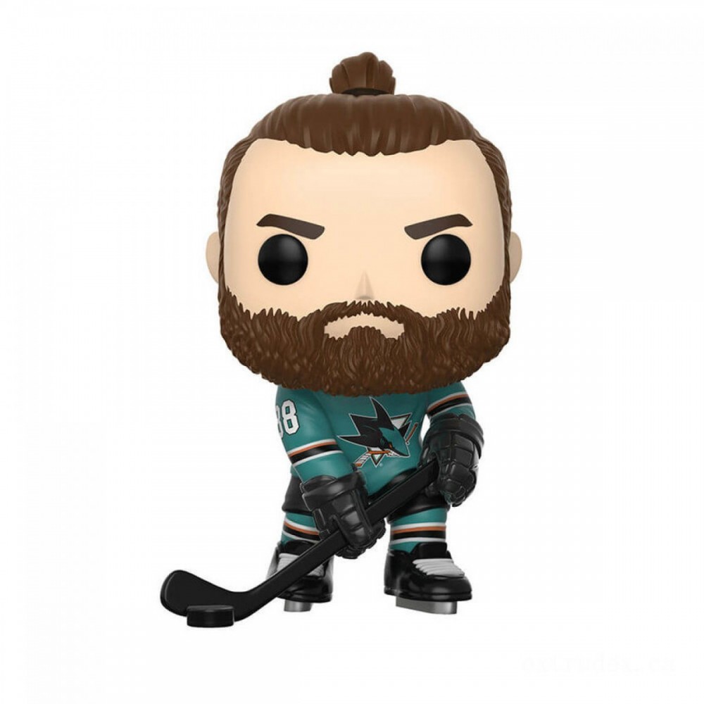 Click Here to Save - NHL Brent Burns Funko Stand Out! Vinyl fabric - Closeout:£7