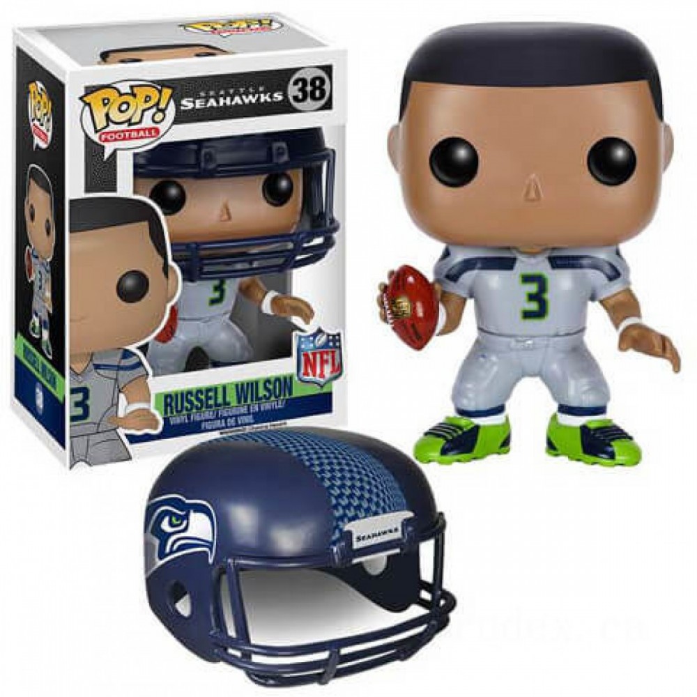 NFL Russell Wilson Surge 2 Funko Stand Out! Vinyl fabric