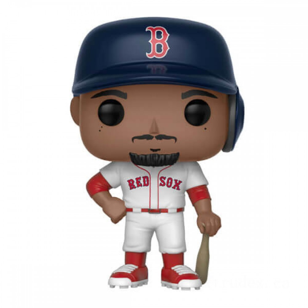 Year-End Clearance Sale - MLB Mookie Betts Funko Pop! Plastic - Deal:£8