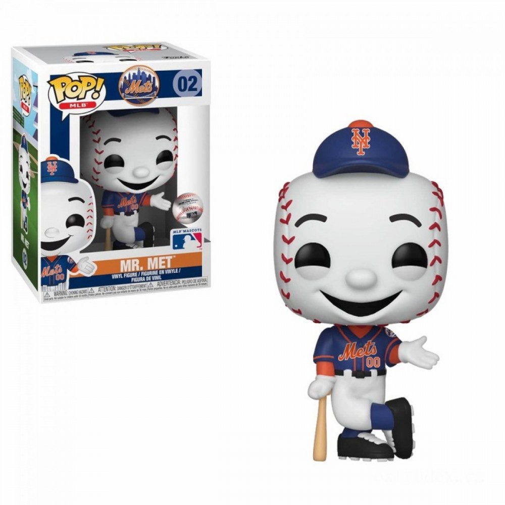 MLB Mr Met Funko Stand Out! Vinyl