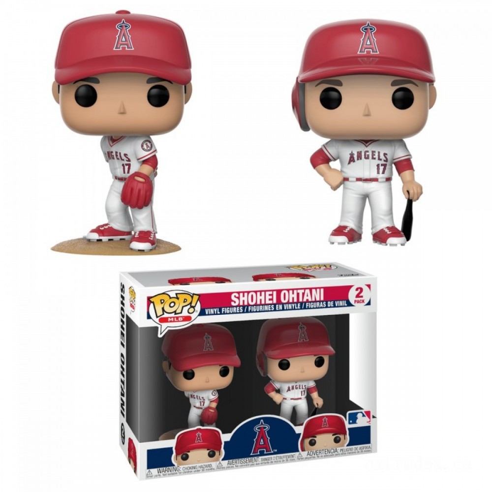 MLB Angels Shohei Ohtani Funko Stand Out! Vinyl fabric 2 Pack