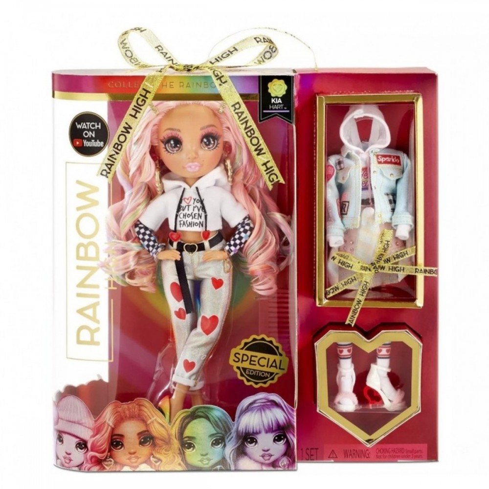 Free Gift with Purchase - Rainbow High Kia Hart Toy - Hot Buy Happening:£29