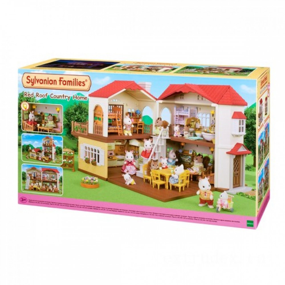 Sylvanian Families Reddish Roofing System Nation Residence