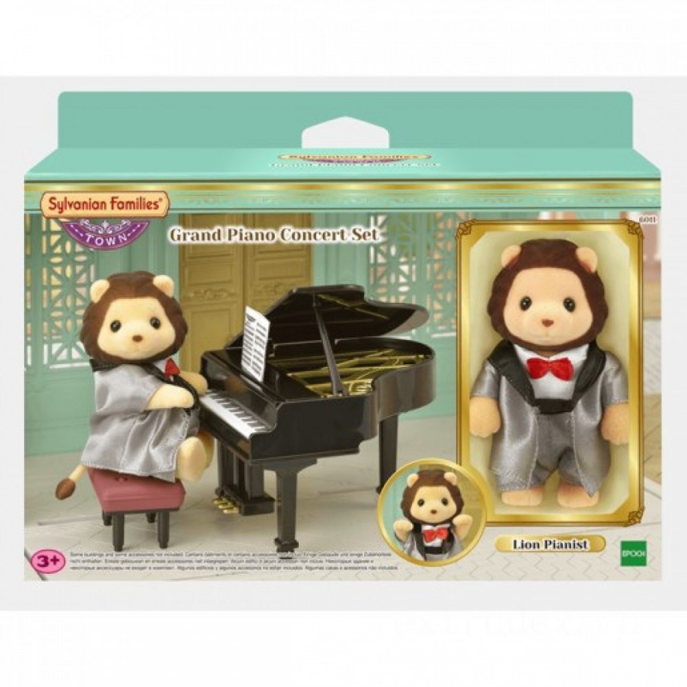 Veterans Day Sale - Sylvanian Families Grand Piano Show - Online Outlet X-travaganza:£16[sic8642te]
