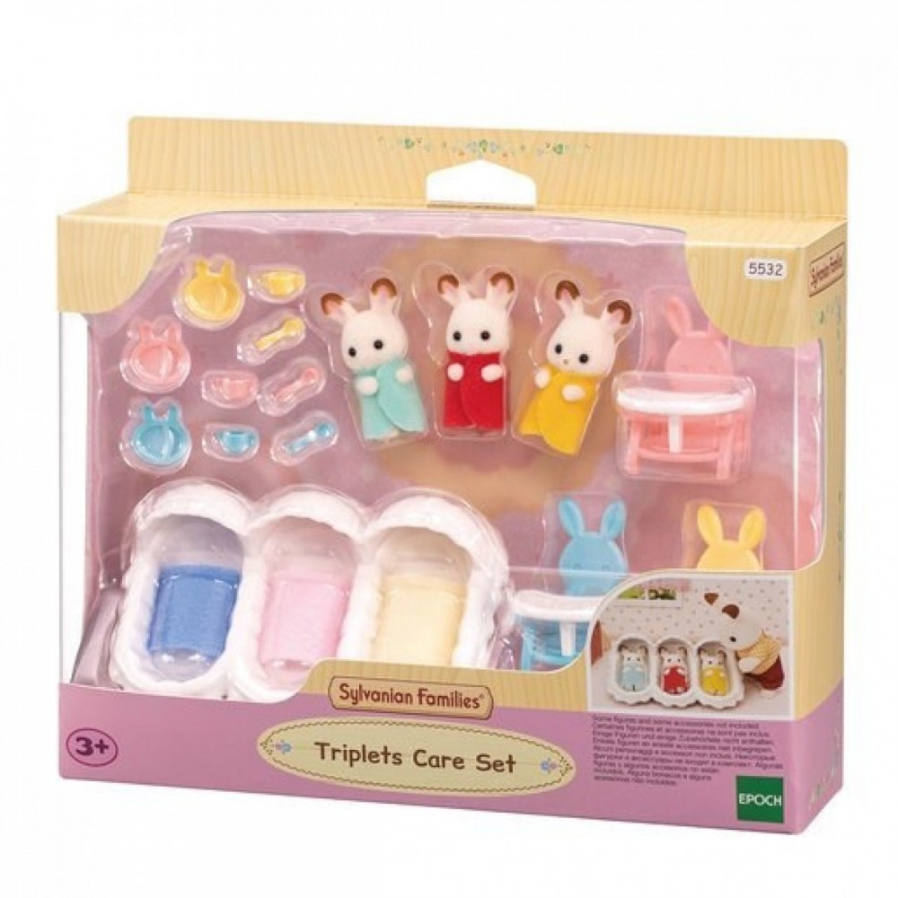 March Madness Sale - Sylvanian Families: Threes Care Specify - New Year's Savings Spectacular:£16[lic8646nk]