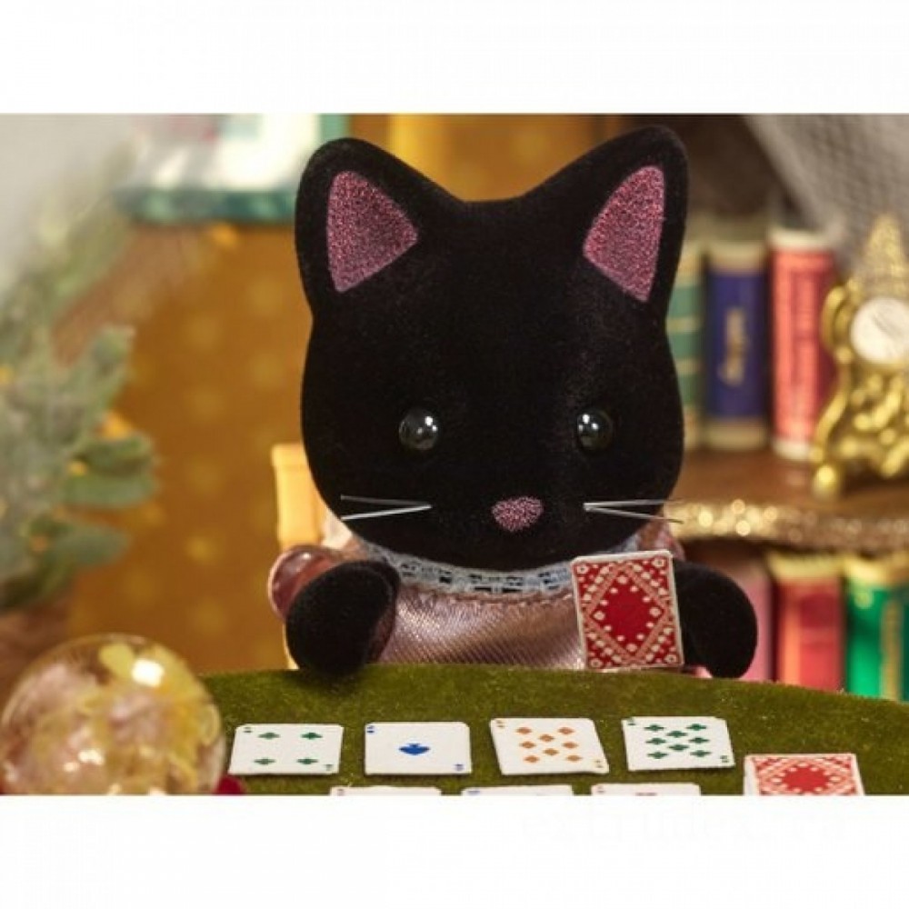 Markdown - Sylvanian Families: Midnight Pussy-cat Family - Curbside Pickup Crazy Deal-O-Rama:£19