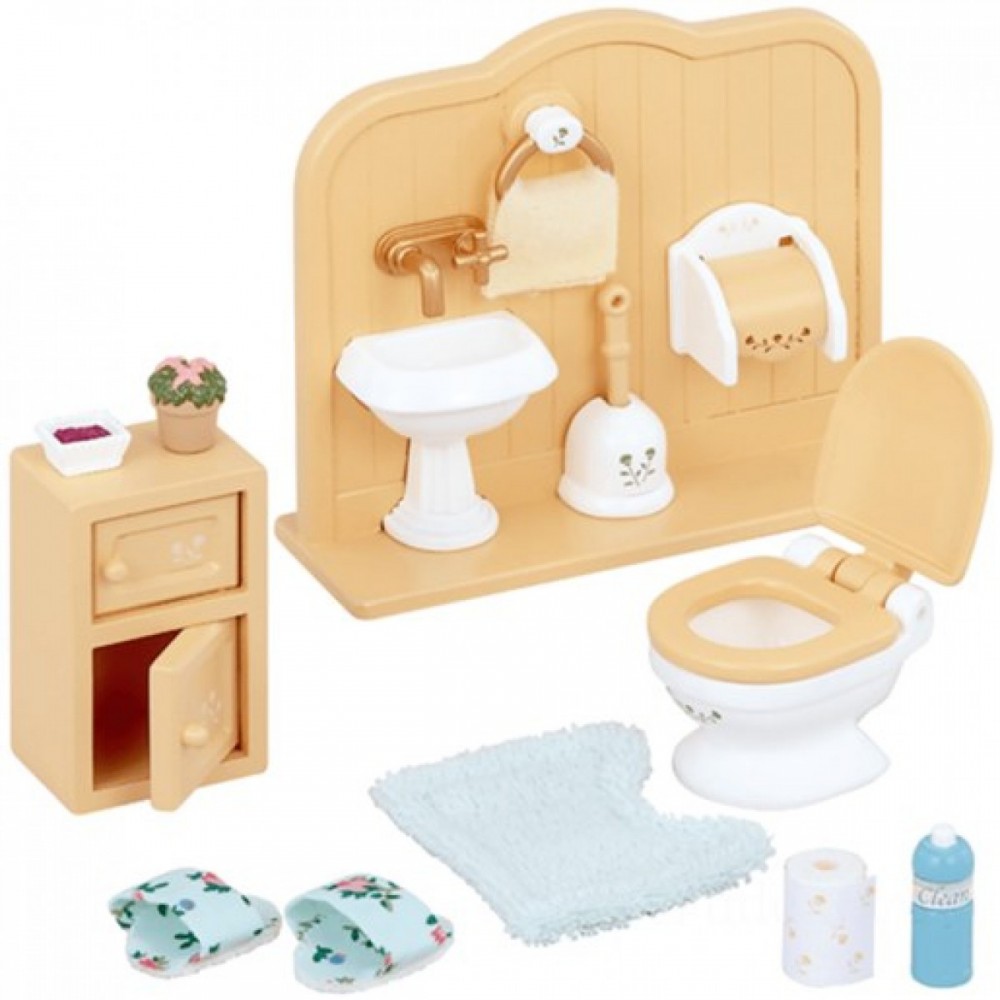Everything Must Go Sale - Sylvanian Families Lavatory Put - Reduced-Price Powwow:£8