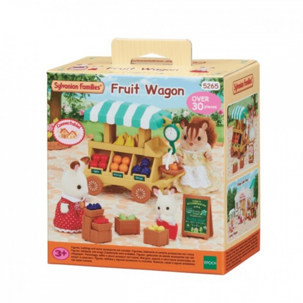 No Returns, No Exchanges - Sylvanian Families Fruit Product Buck Wagon - Weekend Windfall:£9[chc8655ar]