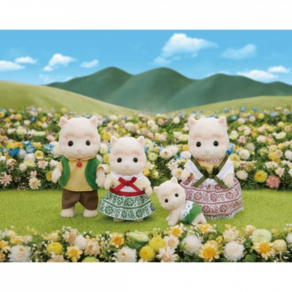 Click and Collect Sale - Sylvanian Families Woolly Alpaca Loved Ones - Hot Buy Happening:£16