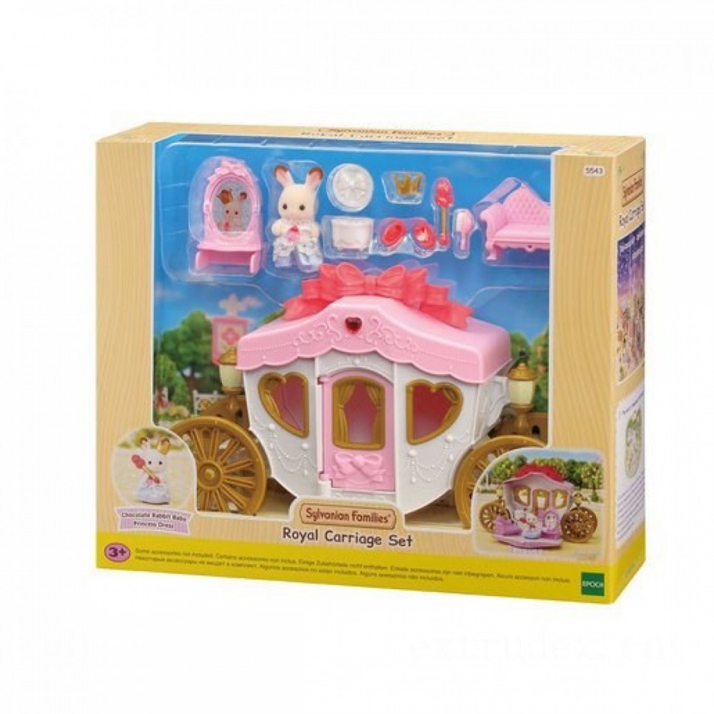 Everything Must Go Sale - Sylvanian Families: Royal Carriage Establish - Women's Day Wow-za:£15[alc8664co]