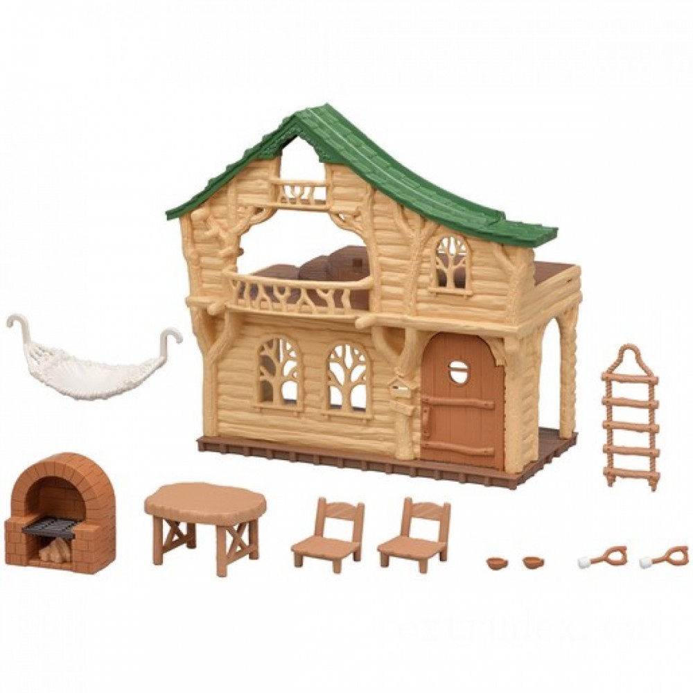 Two for One - Sylvanian Families Lakeside Lodge - Fourth of July Fire Sale:£29
