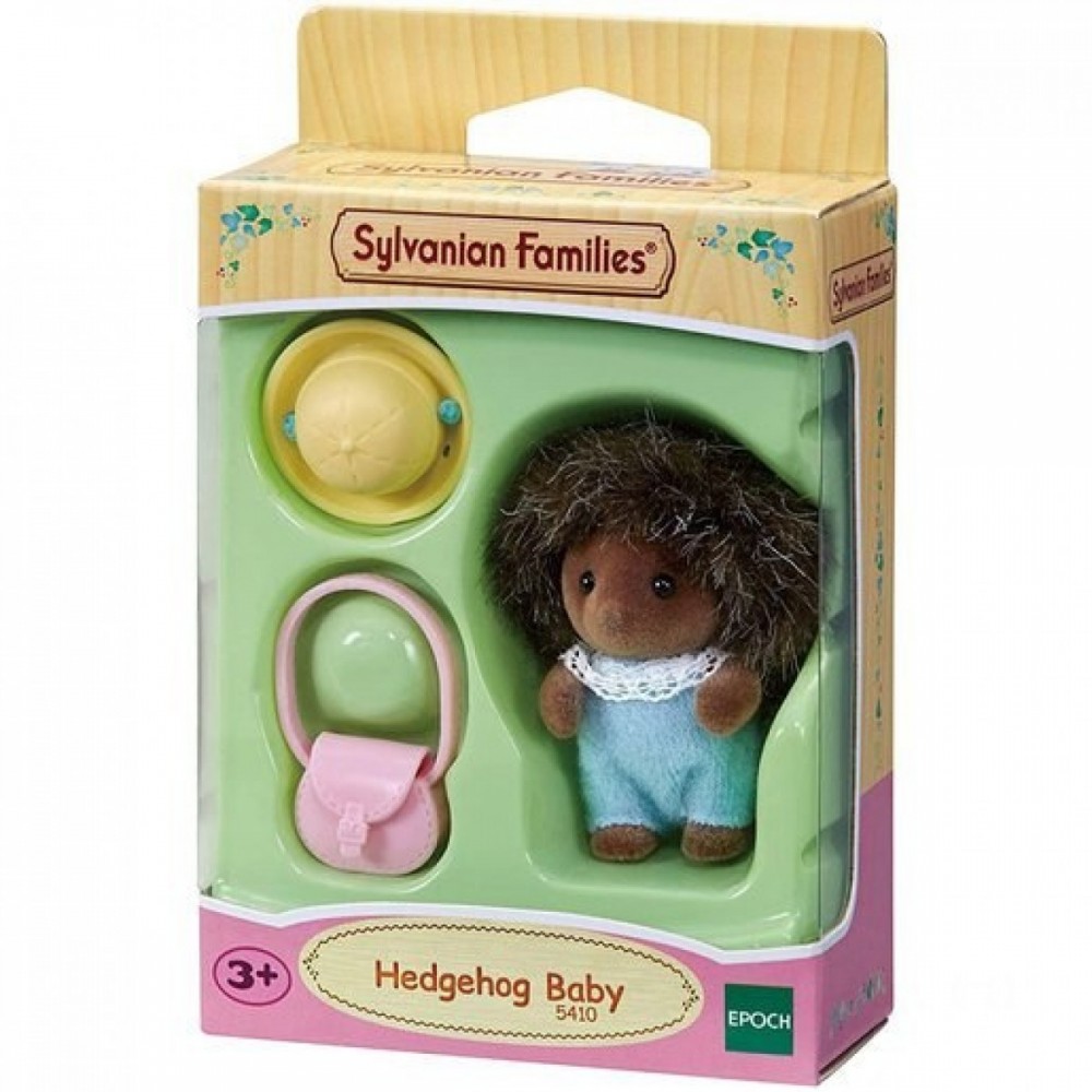 January Clearance Sale - Sylvanian Families Child Hedgehog Number - Spectacular Savings Shindig:£6