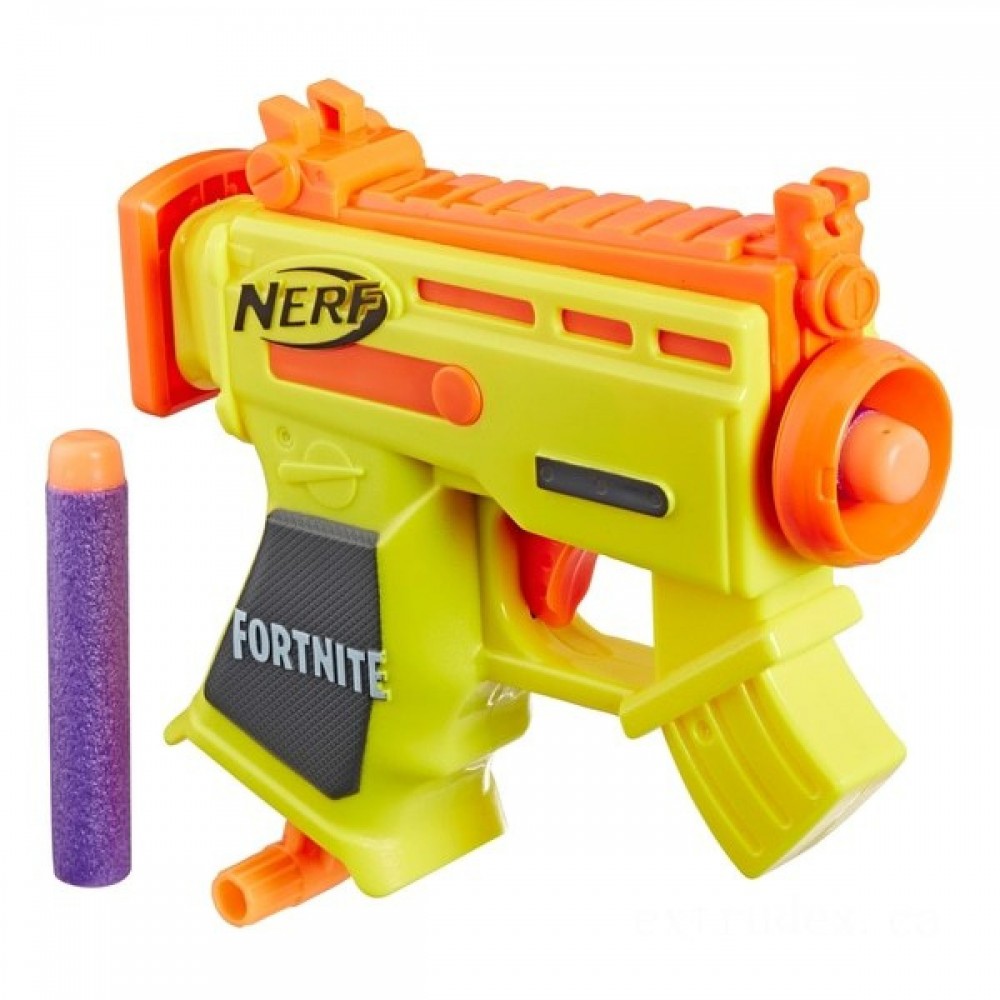 August Back to School Sale - NERF Fortnite Micro AR-L MircoShots Gun - Thrifty Thursday:£6[bec8681nn]