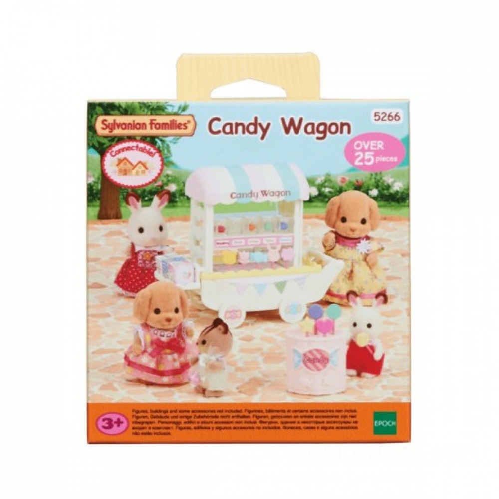 October Halloween Sale - Sylvanian Families Candy Wagon - Christmas Clearance Carnival:£9