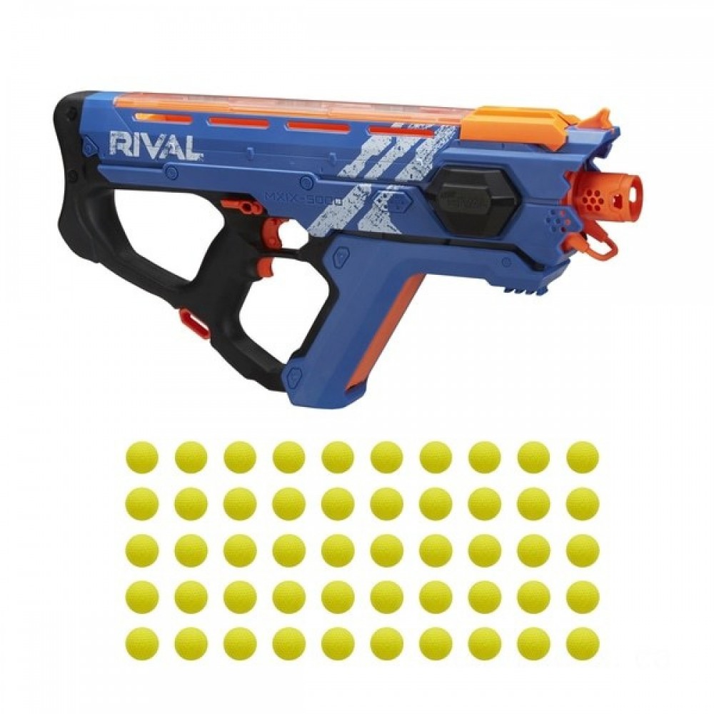 Buy One Get One Free - NERF Rival Perses MXIX-5000 Blue - Off-the-Charts Occasion:£77