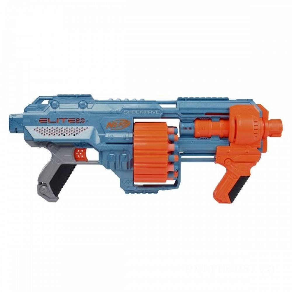 Black Friday Weekend Sale - NERF Best 2.0 Shockwave RD 15 - Off-the-Charts Occasion:£16[bec8691nn]